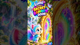 Lumi discovers a mysterious SECRET rainbow door hiding in a magical forest! 🌈🚪✨#Shorts#KidsSongs