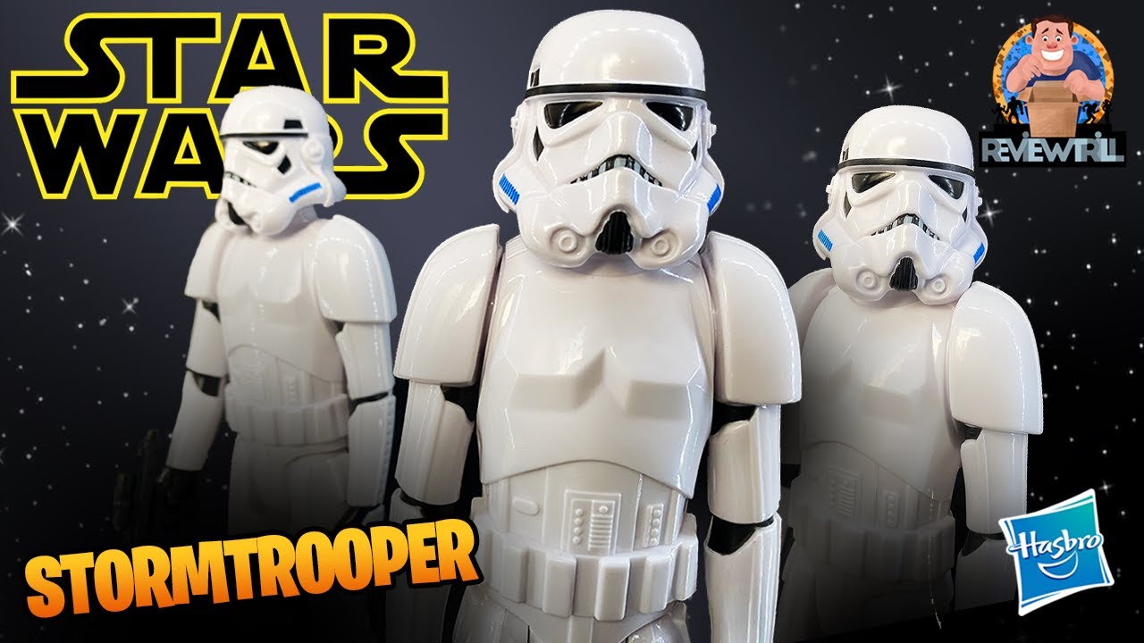 STORMTROOPER - STAR WARS HASBRO REVIEW BR - YouTube