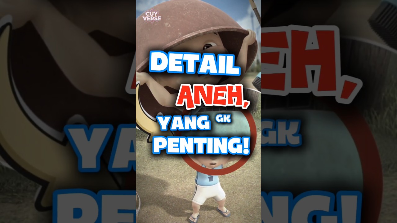 Detail aneh yang gak penting di Upin Ipin
