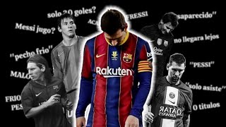 TOP 7 PEORES! temporadas de Messi 👎🇦🇷