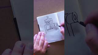 Robot sketch #sketchbook #drawing