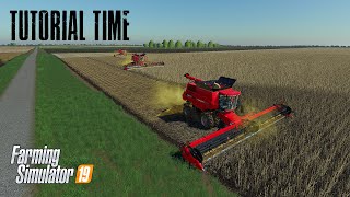 Courseplay 6 Tutorial - Multiple Combines - Farming Simulator 19