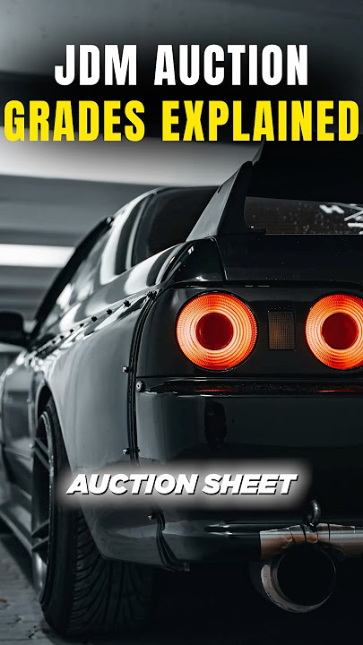 JDM CAR AUCTION GRADE SYSTEM🇯🇵 #shorts