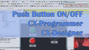 Simulasi Push Button ON/OFF Menggunakan CX-Programmer & CX-Designer