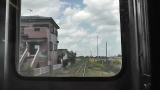 【前面展望】関東鉄道 キハ０形 臨時急行 開運号 宗道～下妻 高速走行