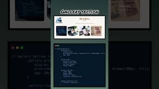 Design a Professional Gallery Section! 🖼️✨ | HTML &amp; CSS Grid