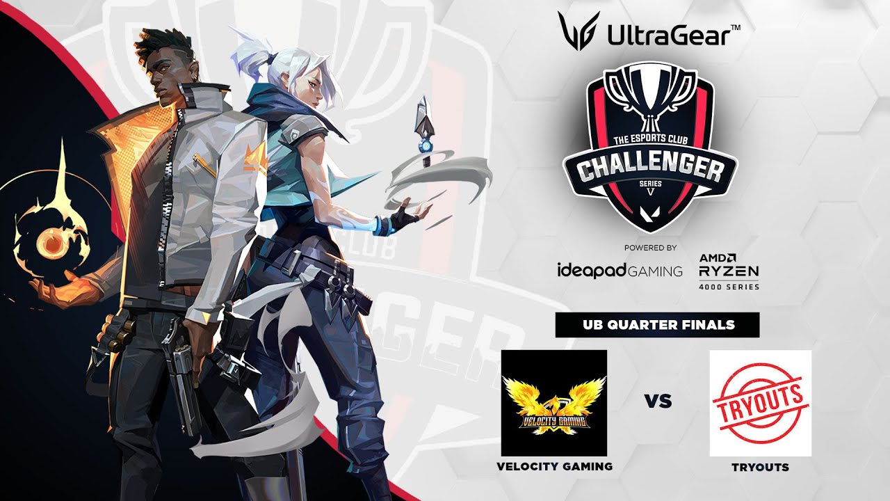 LG Ultragear TEC Challenger Series 5 | UB QF | VELOCITY GAMING VS TRYOUTS