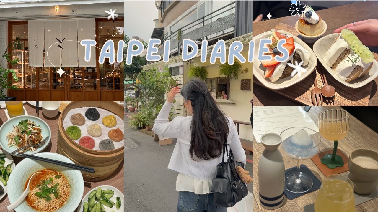 taiwan vlog 〰️ shopping in zhongshan, aesthetic cafes, jiufen, houtong cat village & nye in taipei!