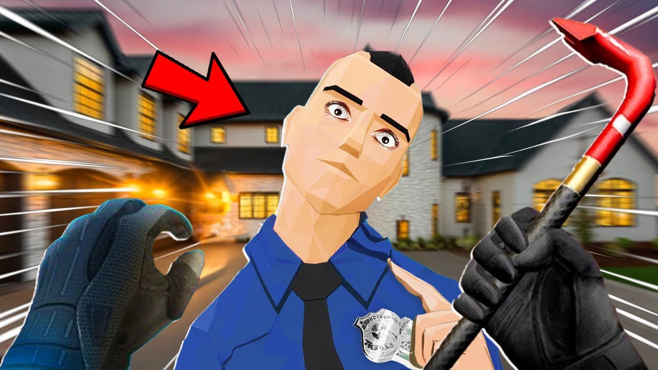 صرت حرامي بنظارة الواقع الأفتراضي !😨 الشرطة طاردتني !؟  Thief Simulator VR