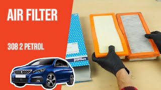 How to replace the air filter Peugeot 308 mk2 1.6 THP 💨