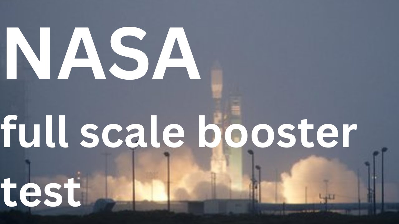 NASA Conducts Space Launch System Rocket Full Scale Booster Test~large ...