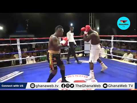 Watch how Nigerian boxer Rasheed Idowu knocked out Bastie Samir twice in UBO title fight