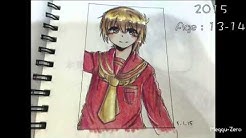 My Anime Drawings Since 2010 - 2016