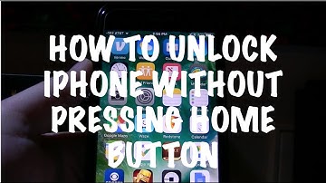 How to unlock your iPhone without pressing the home button