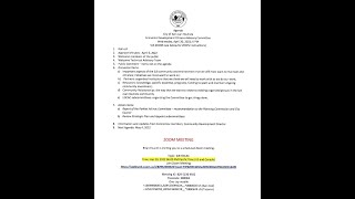 2022 April 20 EDCAC (Economic Development Citizens Advisory Committee)