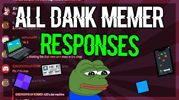 All Dank Memer Discord Auto Response Commands