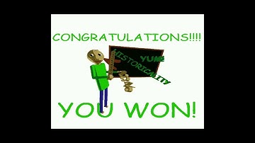 congratulations you won! baldi