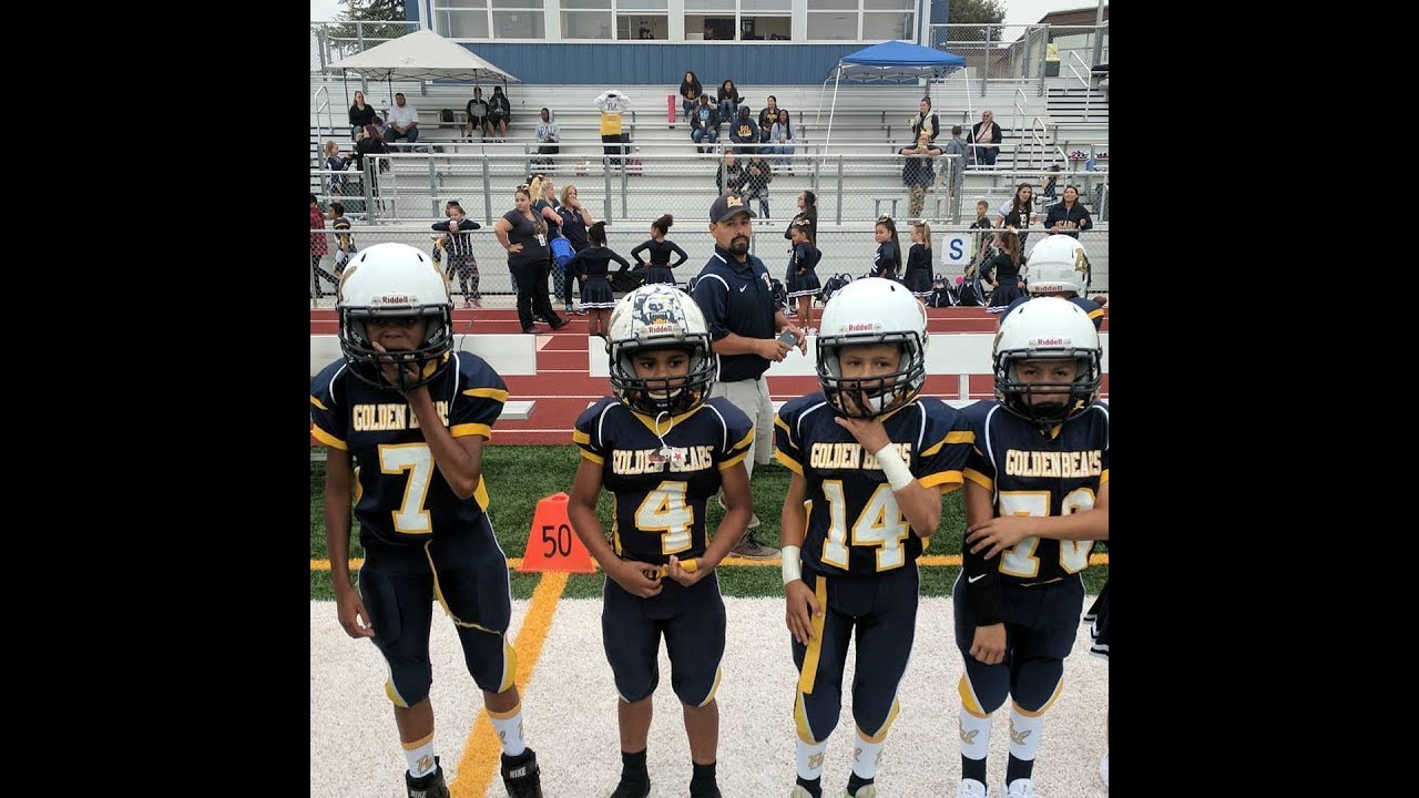 James "Juice" Curoso #4 - RB/LB - Hurdle - Redwood PAL Golden Bears ...