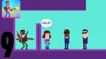 Hitmaster -  Android Gameplay Ricochet Mode ( Levels 1-10 ) walkthrough part 9 ( iOS,Android )