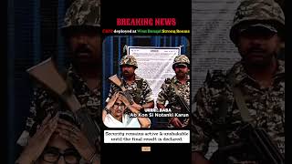 BREAKING: CRPF Guards EVM Strong Rooms! 🇮🇳 #Shorts #CRPF