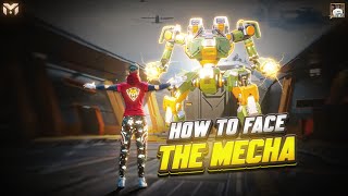 HOW TO FACE THE MECHA IN THE NEW UPDATE PUBGM 🔥 كيف تواجه الرجل الالي بالتحديث الجديد ببجي موبايل