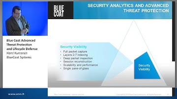 Blue Coat Advanced Threat Protection and Lifecycle Defense, Harri Kurronen