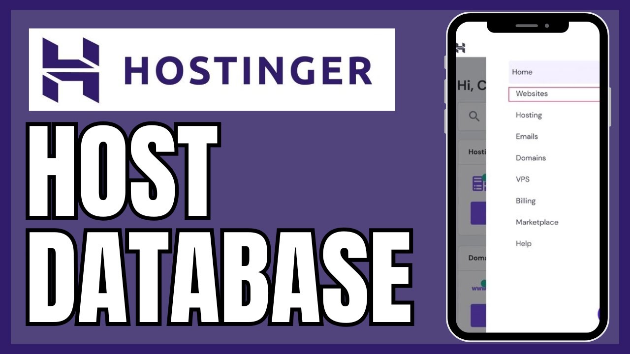 How to Host Database on Hostinger 2025? - YouTube