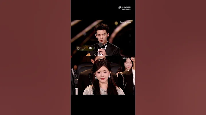 Zhao Lusi’s reaction to WuLei receiving award at “2023 Tencent vid all star Night” - DayDayNews