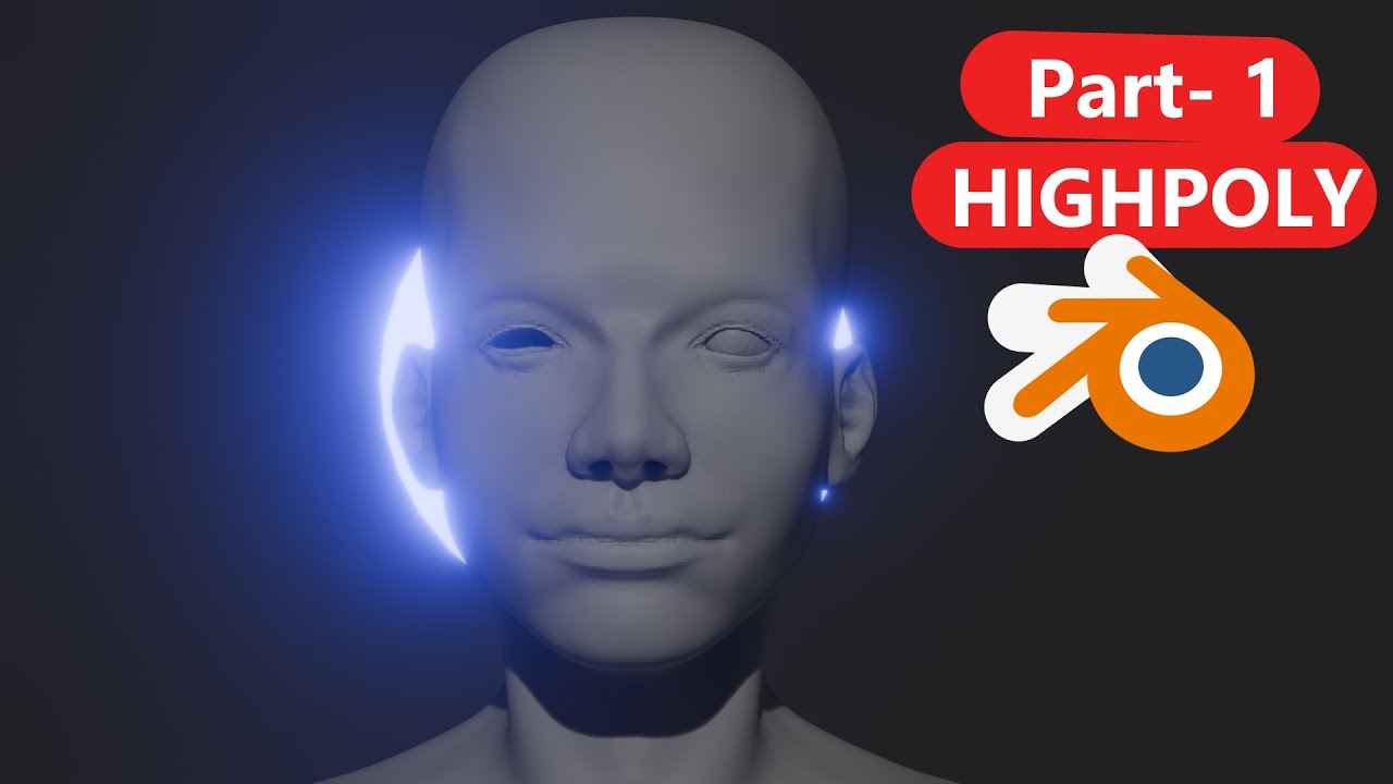 Modeling female characters with Blender Part 1 Highpoly - YouTube