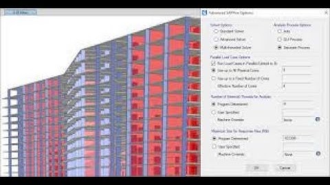Basic default settings and step-by-step process of structure in etabs