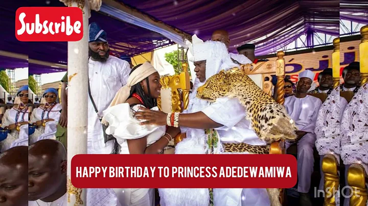 ADEWAMIWA OGUNWUSI THE DAUGHTER OF THE OONI OF IFE CELEBRATES HER SWEET 16 BIRTHDAY IN A GRAND STYLE