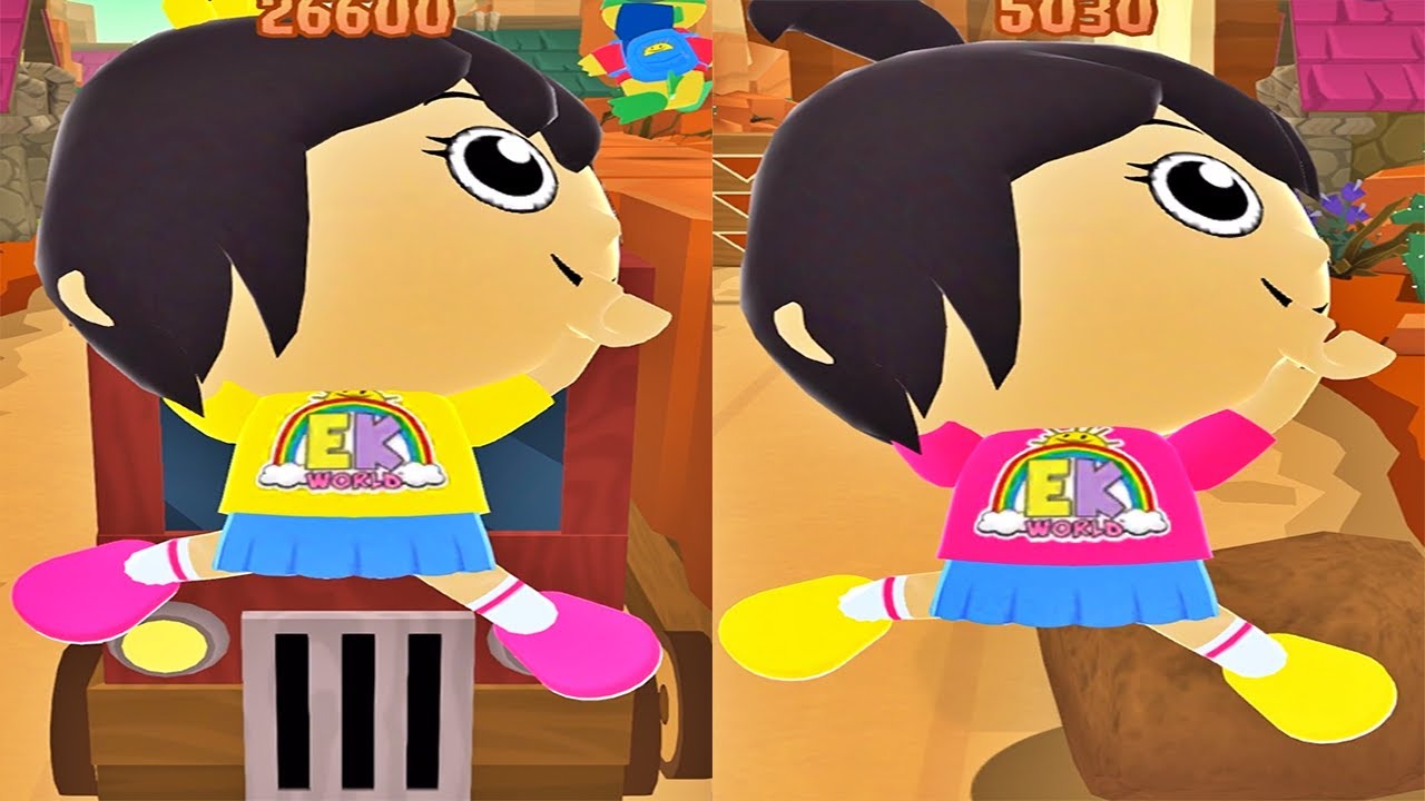 Tag with Ryan Update Ryan's Sisters Emma and Kate New Characters Run Gameplay YouTube