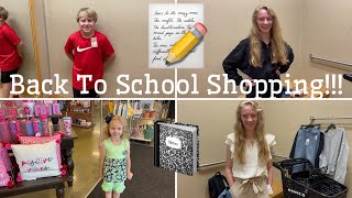 Thumbnail Back To School Clothes Shopping for 3 Kids! At Kohls! Shop with Me!