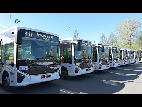 В Карелию поступили 17 новых автобусов