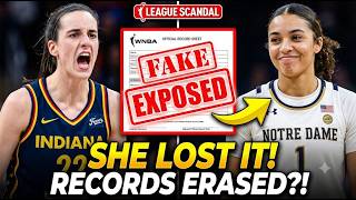Caitlin Clark LOSES IT After WNBA Gives Olivia Miles FAKE Record To ERASE Her Rookie Season!
