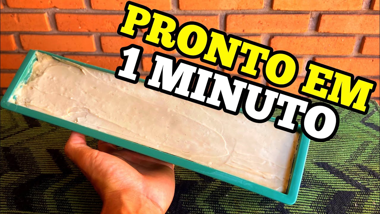 SABÃO EM PEDRA A MINI RECEITA MAIS RÁPIDA QUE JÁ FIZ !