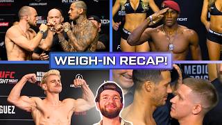UFC Belgrade: Weigh-In Recap & FINAL PICKS | Medic vs Rodriguez