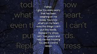 Nighttime Prayer | Release Your Worries Tonight