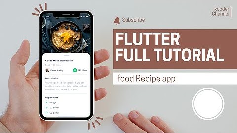 Flutter Food Recipe App Tutorial | Full UI Design | Flutter Tutorial for Beginners