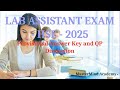 Lab Assistant Exam 2025 | Provisional Answer Key and Questions Discussion #keralapsc #psc