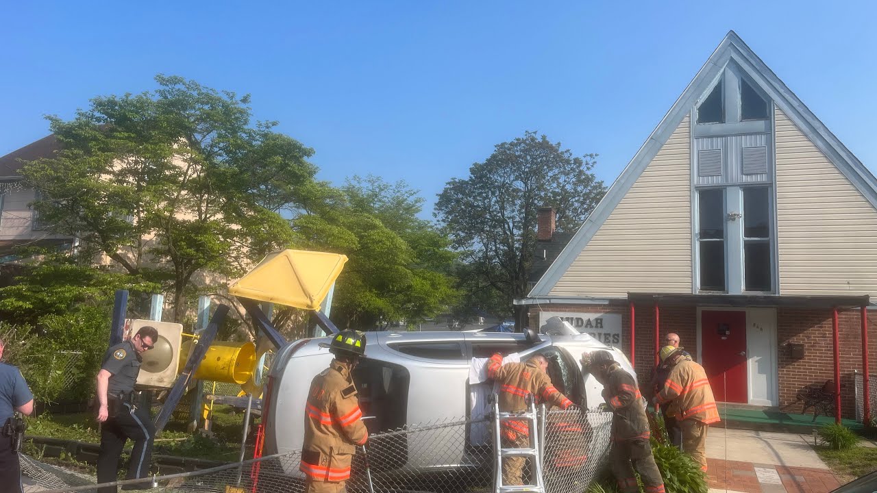 Coatesville City accident with entrapment with fire and police