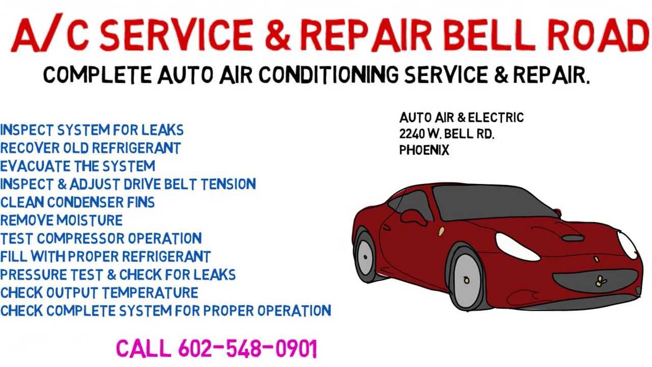 Auto Air Conditioner Service and Repair Bell Road YouTube