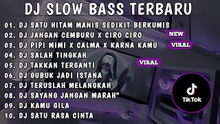 DJ SLOWBASS TERBARU 2024 || DJ SATU HITAM MANIS SEDIKIT BERKUMIS VIRAL TREND TIKTOK FULL BASS