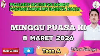Download Lagu Psalmen Hatopan 8 Maret 2026, Minggu Puasa III Taon A Lilian Sinaga MP3