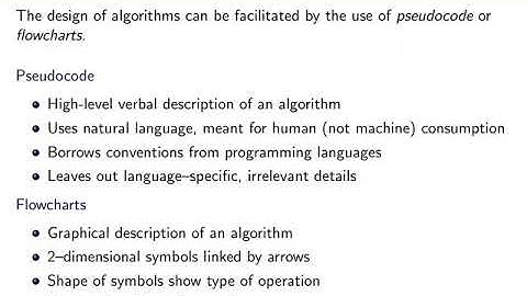 03-02 - Pseudocode and Flowcharts