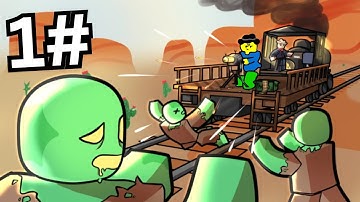 SHOOT THE ZOMBIES!!!!! - Dead Rails Gameplay Walkthrough Part 1