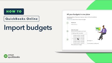 How to import budgets in QuickBooks Online