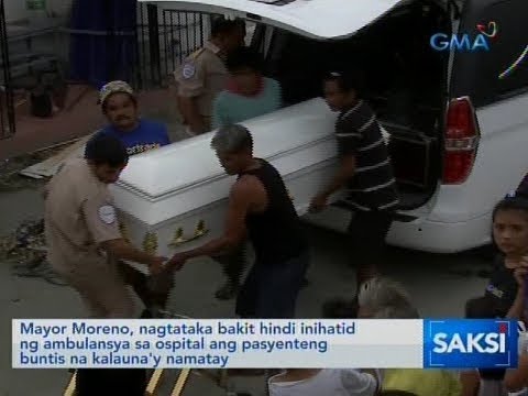 Saksi: Mayor Moreno, nagtataka bakit hindi inihatid ng ambulansya sa ospital ang pasyenteng...