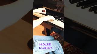 🎹Need the Exercise?▶️#6:Op.821,160 Eight-measure Exercise - C.CZERNY#shorts #piano
