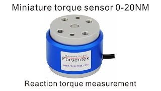 Flange to Flange Miniature Torque Sensor 0-100NM Reacion Torque Measurement